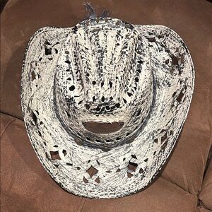 Woven Straw Cowboy Hat